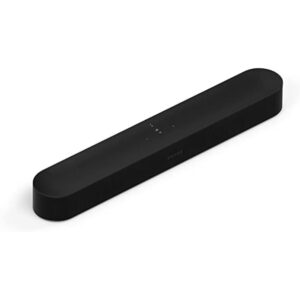 Sonos Beam 2 Wireless Soundbar Works with Amazon Alexa and Google Assistant, Dolby Atmos, Apple AirPlay 2, TV remote sync (Black)