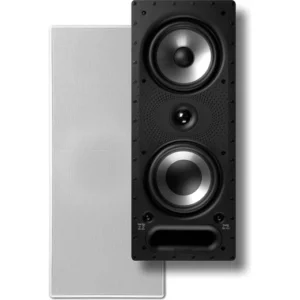 Polk Audio Vs 265-ls High Performance Vanishing Ls-series In Wall Rectangular Speaker With Dual 6.5(each)