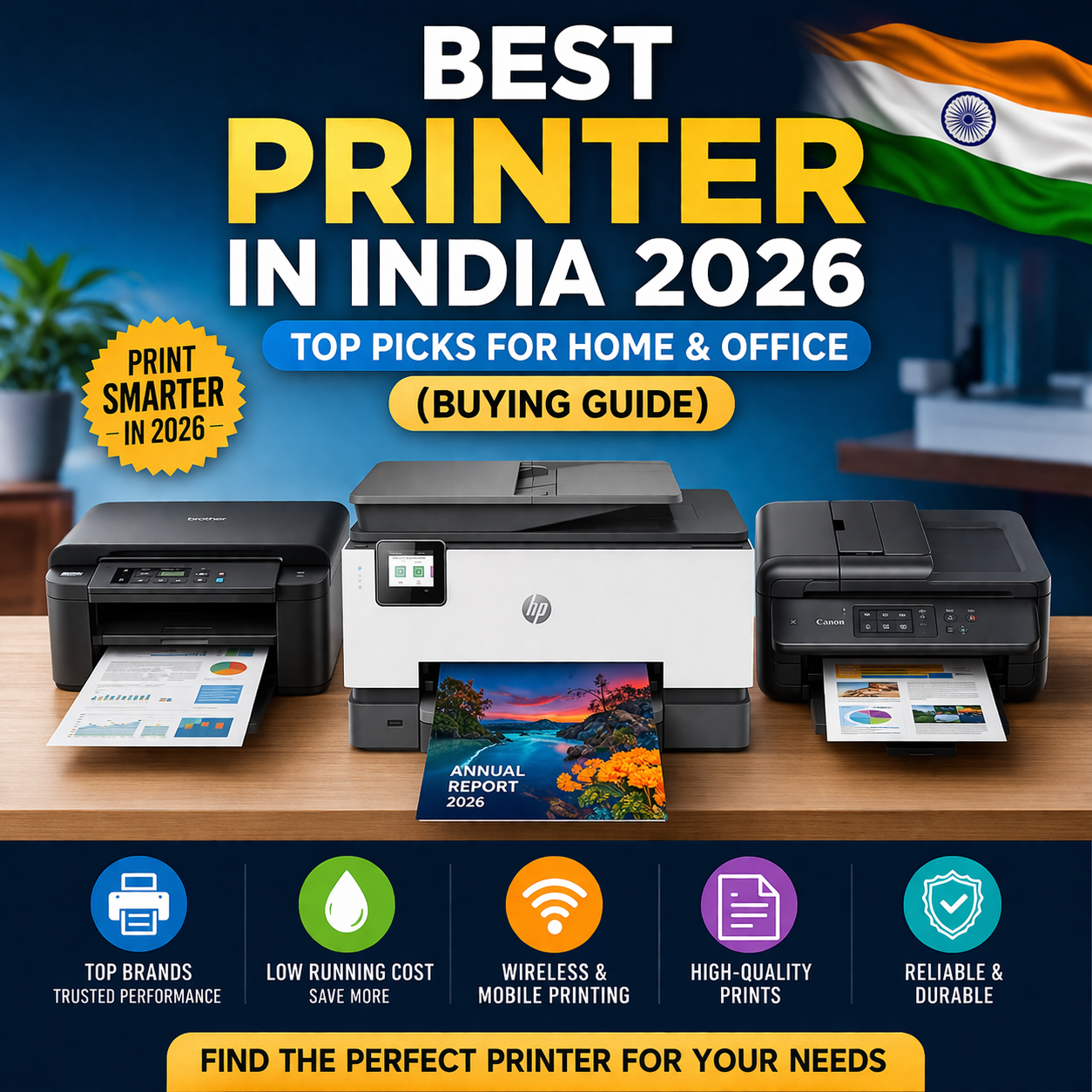 Best Printer in India 2026 – Top Picks for Home & Office (Buying Guide)