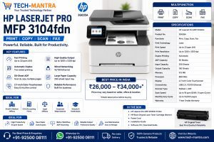HP LaserJet Pro MFP 3104fdn Price in India 2026 – Specifications & Review