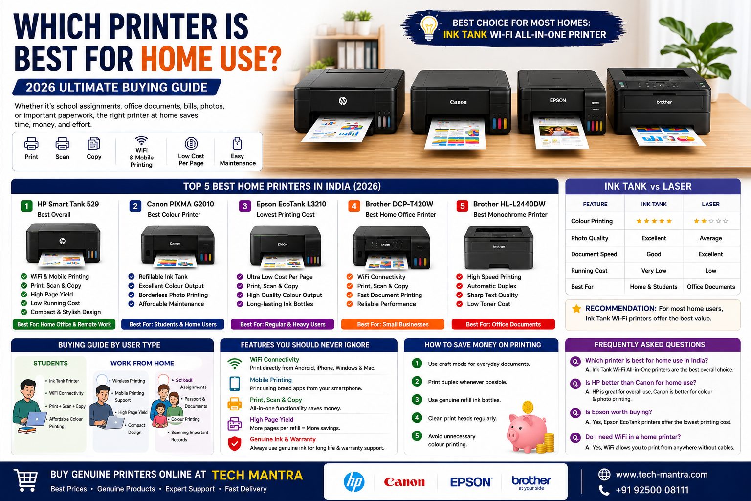 Which Printer is Best for Home Use? (2026 Ultimate Buying Guide)