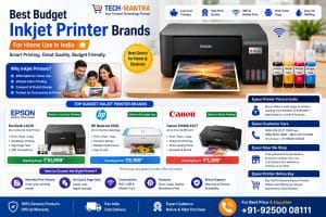 Best Budget Inkjet Printer Brands for Home Use in India 2026 | Epson, HP & Canon
