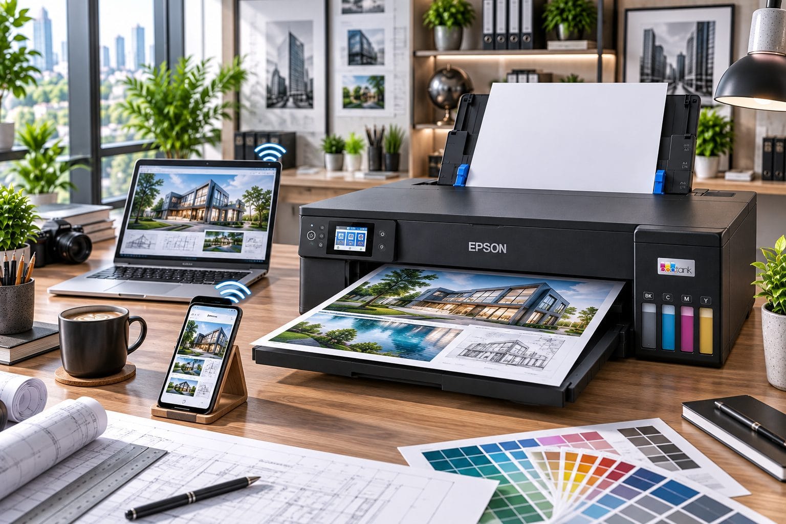 Epson L11050 Wireless Smart Panel Mobile Printing