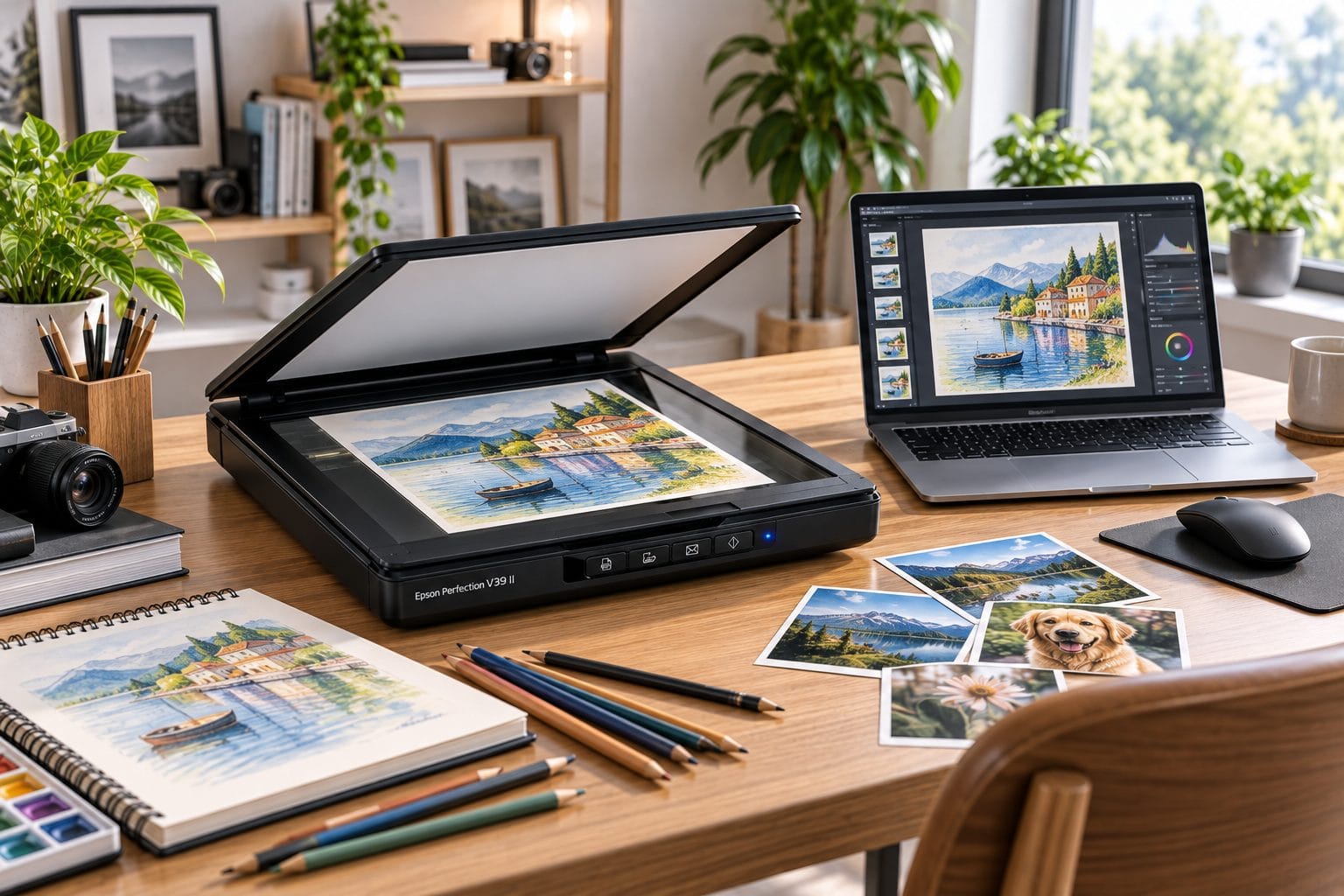 Epson Perfection V39 II Home Office Creative Workspace