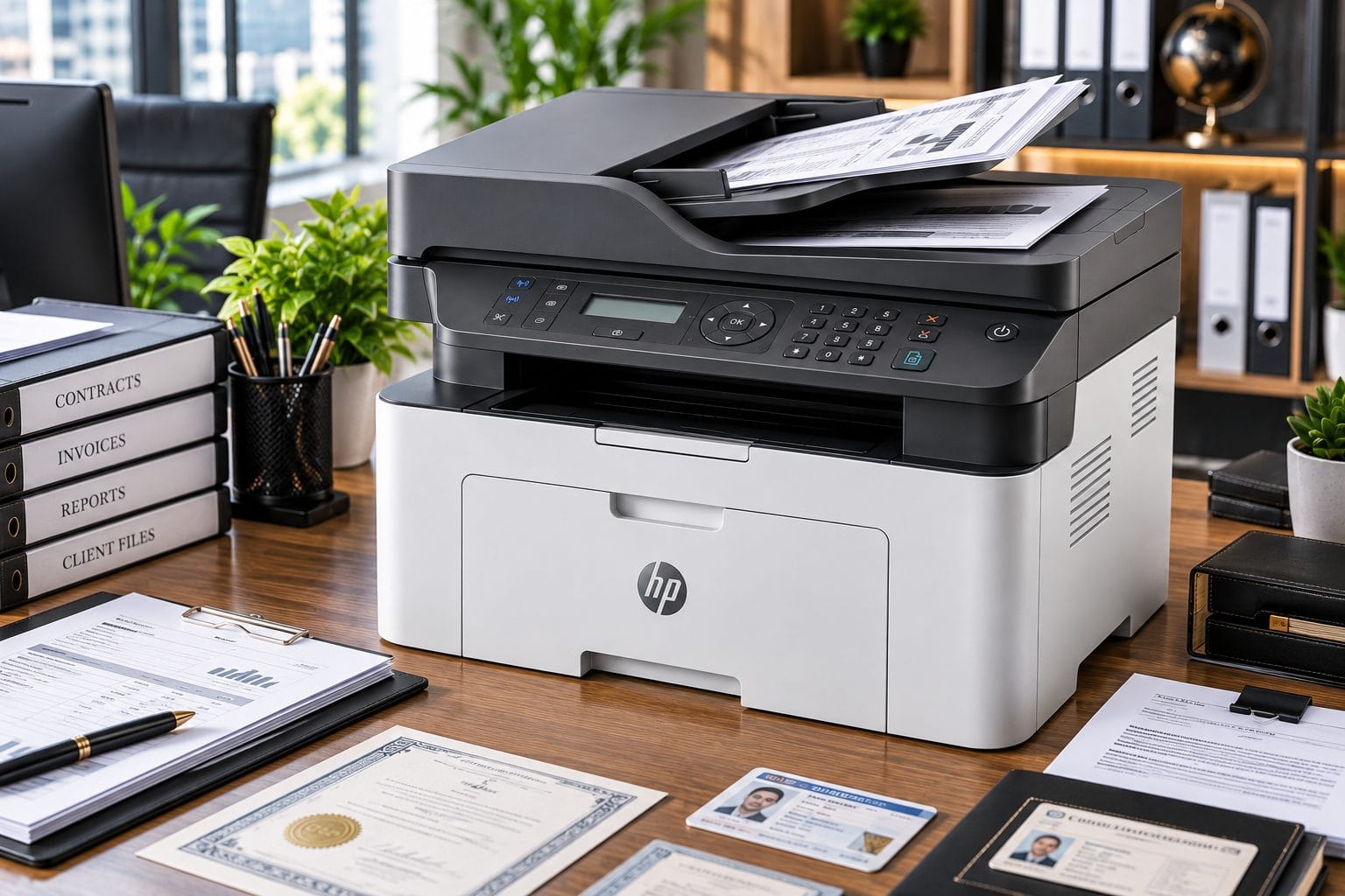 HP Laser MFP 1188fnw ADF Print Scan Copy Fax Function