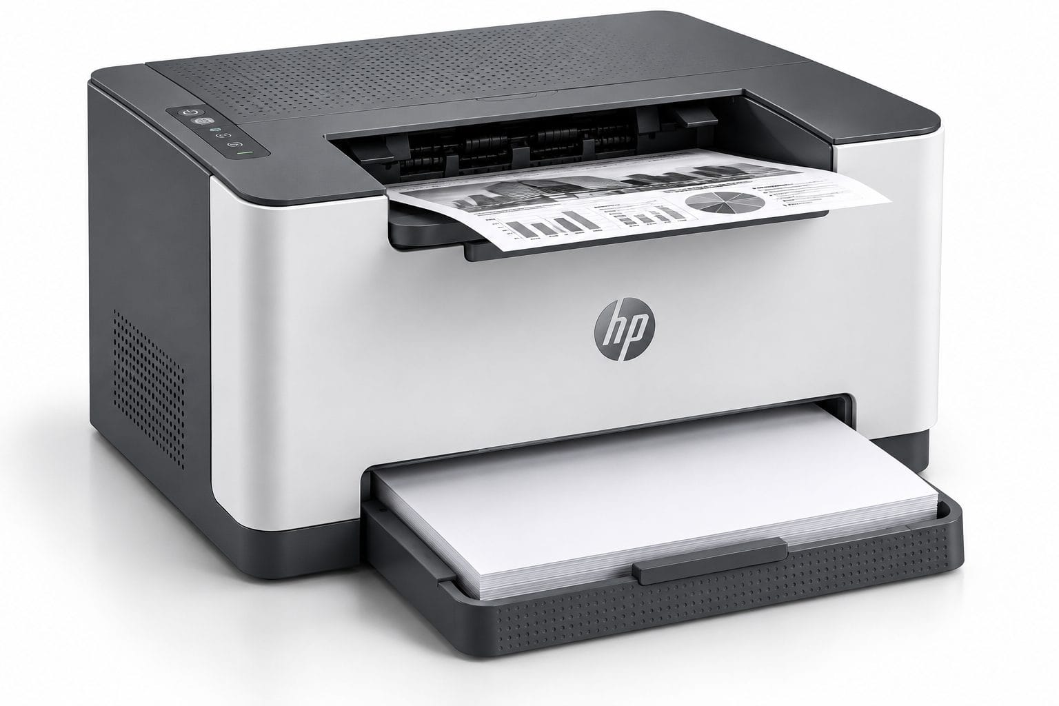HP LaserJet M208dw Wireless Duplex Monochrome Laser Printer Front View