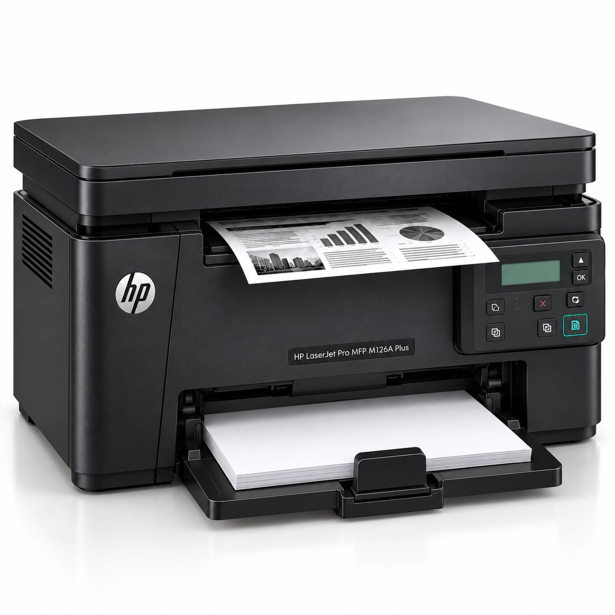 HP LaserJet Pro MFP M126A Plus Business Laser Printer Front View
