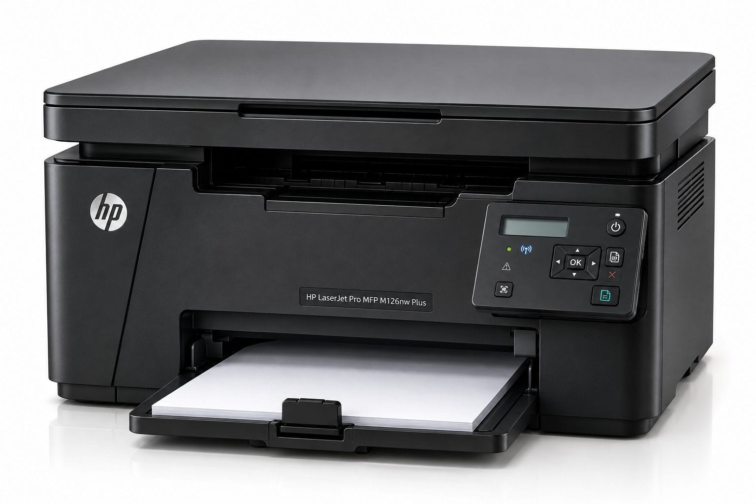 HP LaserJet Pro MFP M126NW Plus Wireless Monochrome Laser Printer Front View