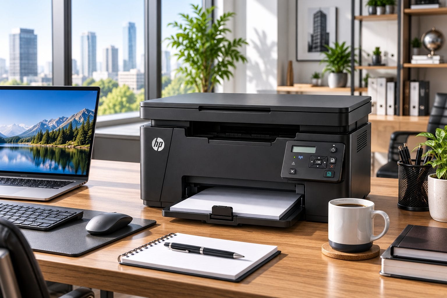 HP LaserJet Pro MFP M126NW Plus Compact Wireless Office Design
