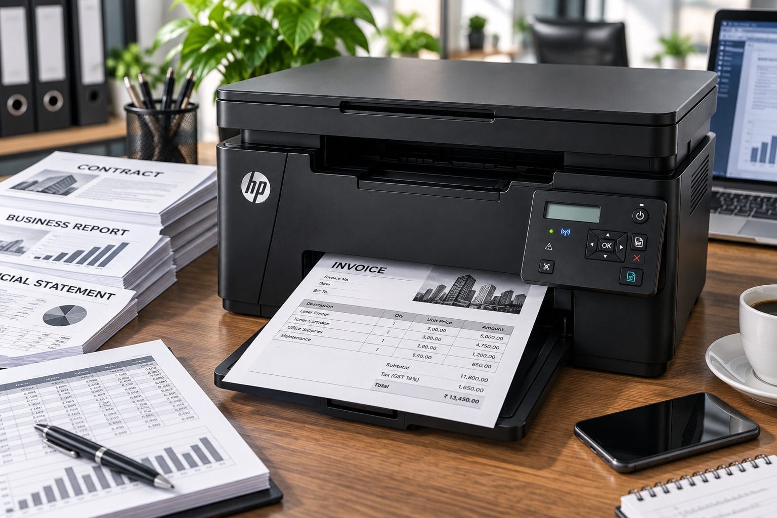 HP LaserJet Pro MFP M126NW Plus Professional Wireless Printing