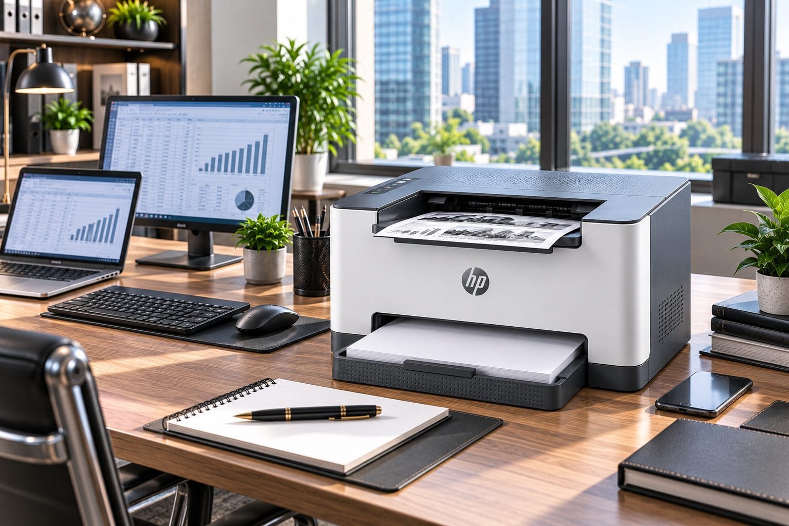 HP LaserJet M208dw Compact Office Laser Printer Design