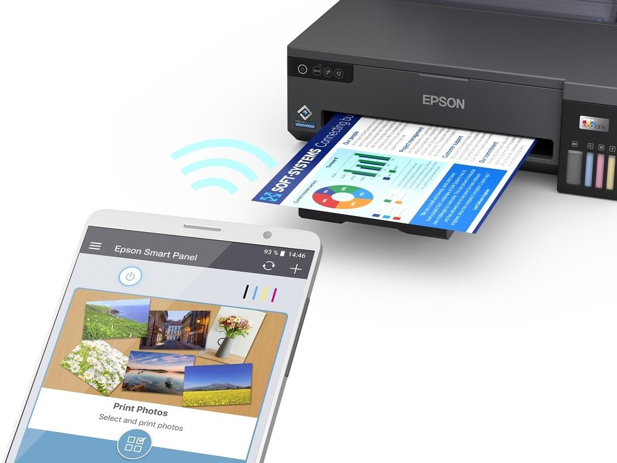 Epson L8050 Wireless Printing from Smartphone