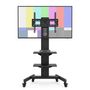 Arrow Sign 126PR Movable TV Stand for 32 to 86 Inch TVs and Displays