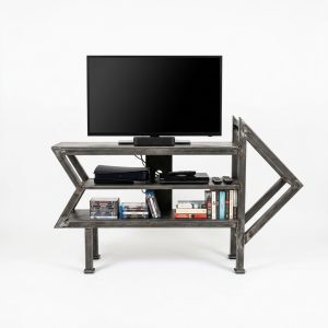 Arrow Sign Mild Steel TV Display Stand for 86 Inch Screens