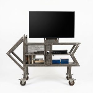 Arrow Sign TV Trolley Stand for 86 Inch Digital Displays and Interactive Panels