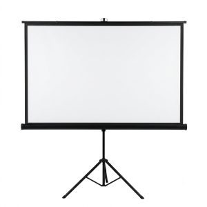 C-Lite 100 Inch Tripod Projector Screen for Office Meetings & Classroom Use