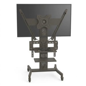 Arrow Sign AVT130PR Heavy Duty Movable TV Stand for 42 to 100 Inch Displays