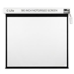 C-Lite 180 Inch Motorised Projector Screen for Auditoriums & Large Presentation Spaces
