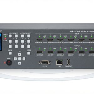 Milestone MP-MUH88A2H2 HDMI Matrix Switcher for Multi-Display AV Integration