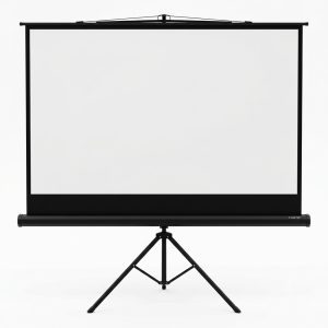 C-Lite 150 Inch Tripod Projector Screen for Large Rooms & Professional Presentations